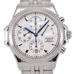 Seiko SEIKO 6S77-0A10 Credor Pacific Power Reserve Automatic Men's Watch (Strap has minor defects) L#128815