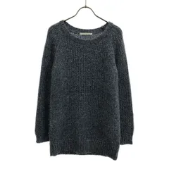 URBAN RESEACH DOORS アーバンリサーチ ドアーズ 長袖 Uネック ニット ONE ブルー系 セーター レディース 古着