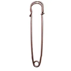 55MM_20個セット HJ カブトピン 金古美 キルトピン ブローチピン ストールピン 安全ピン アンティーク アクセサリーパーツ ゴールド ハンドメイド 手芸材料 素材 手作り ブロンズ (55MM, 20個セット)