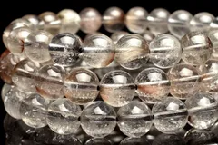 希少◇白銀の輝き プラチナタイチンルチルクォーツ　7mm　ブレスレット 1個売り パワーストーン 天然石 _BG4725-7