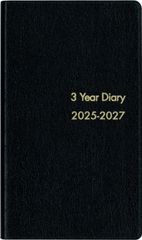 新品 No.60 黒 3年連用手帳 (2025年 2025年 手帳 1月始まり) 博文館