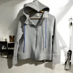 Acne Studios バーガンディ パーカーショート丈 フーディ