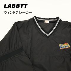 古着　LABBTT ウィンドブレーカーブラック　Lサイズ　シンプル　ゆったり　黒　秋服　冬服　used　匿名配送