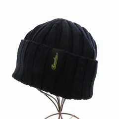 ボルサリーノ Borsalino ニットキャップ ニット帽 ビーニー 帽子 ウール イタリア製 F 紺 ネイビー /JS ■GY19のサムネイル