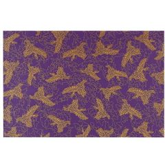 【新品】防炎仏壇マット 鶴柄（90×60cm）コジット フリーカットタイプ  仏壇  経机 膳引き マット シート カバー フリーカット 燃えにくい 防災 防炎 防炎製品 水洗いOK お手入れ簡単 蝋燭 お線香 下敷き お盆 法事 お仏壇 経机 祭壇