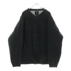 STUSSY (ステューシー) 90s OLD STUSSY オールドステューシー 裏地サーマル スウェットトレーナー カーディガン ブラック