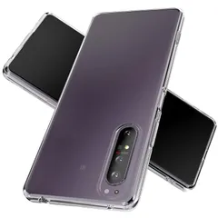 Youriad Xperia 1 Ⅱ ケース カバー | 透明 クリア ソフト | 特徴 軽量 インチ 薄型 ストラップ 滑り止め ワイヤレス充電対応 落下防止 TPU (Xperia 1 Ⅱ) 0