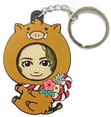 【中古】キーホルダー・マスコット(女性) 藤井夏恋(Happiness) 「NEW YEAR 2019 着ぐるみラバーキーホルダー」 EXILE TRIBE STATION限定