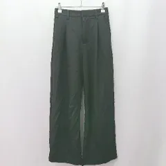 ◇ Φ MONO-MART モノマート シンプル系 ストレートパンツ サイズＭ ブラック系 レディース メンズ E  【1507280008119】