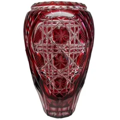 廃盤 希少 島津薩摩切子 藍 六角 花瓶 一輪挿し フラワーベース 廃盤 希少 島津薩摩切子 藍 六角 花瓶 一輪挿し フラワーベース