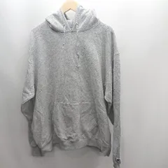 ◇ ⊇ Champion チャンピオン 長袖 スウェットトレーナー サイズXL グレー系 メンズ E  【1502060001960】