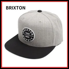 【新入荷！】ブリクストン BRIXTON OATH 3 SNAPBACK キャップ 帽子 10777-LHGBK メンズ ライトヘザーグレーのサムネイル