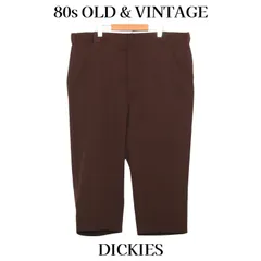 80s USA製 Dickies874 ブラウン ワークパンツ チビタグ 茶色 Dickies 【USED-171】80s DICKIES 874 WORK PANTS MADE IN USA