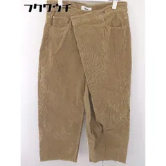 ◇ Healthy ヘルシー コーデュロイ ワイドパンツ サイズ 25 キャメル レディース  【1112210009465】