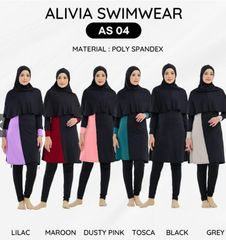 Women Muslim Swimsuit Hijab Islamic Full Cover Swimsuit Swimsuit Surfwear Sports Burkini 3 Piece Suit