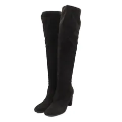 ランダ ニーハイブーツ ロングブーツ シューズ 靴 黒 レディース Mサイズ ブラック RANDA 【中古】