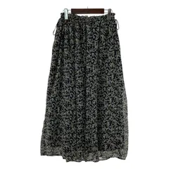 SLOBE IENA スローブイエナ 花柄ロングスカート size表記なし/ネイビー系