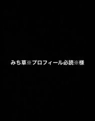 みち草※プロフィール必読※様