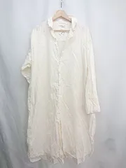 ◇ ⊇ niko and … ニコアンド 長袖 ロング ワンピース サイズL アイボリー系 レディース E  【1411280027127】