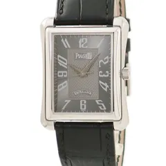 ピアジェ PIAGET 腕時計 エンペラドール K18WG 未使用純正クロコバンド 純正K18WG無垢製尾錠 K18WG無垢 ギヨシェ アラビア 角型  G0A27020【中古】のサムネイル
