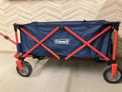 coleman コールマン アウトドアワゴン(ネイビー×レッド) アウトドア用品 2000032029 ボトルボードなし