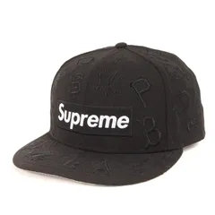 Supreme シュプリーム キャップ ブラック 黒 サイズ:7 3/8(58.7cm) | 20SS ×NEW ERA MLB ボックスロゴ ベースボールキャップ (New Era) | ブランド 帽子 | コラボ 別注 box logo【メンズ】【中古】