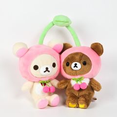 フルーツでまくまくリラックス コリラックマ＆チャイロイコグマ フルーツなかよしぬいぐるみ