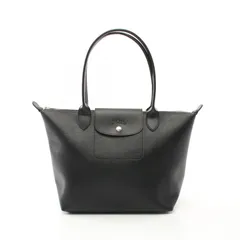 ロンシャン Longchamp トートバッグ ル プリアージュ シティ L2605HYQ001 ブラック キャンバス レザー ル プリアージュ シティ トートバッグ M レディース 新品