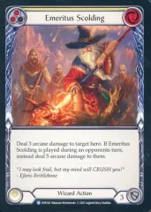 【中古】Flesh and Blood EVR126[R]：Emeritus Scolding (2)