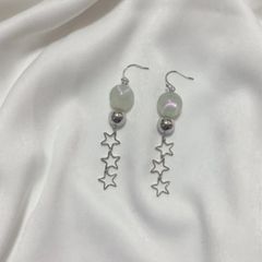 スター3連ピアス、イヤリング