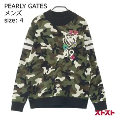 PEARLY GATES パーリーゲイツ 長袖 ニットセーター ワッペン 4 ［240001893671］