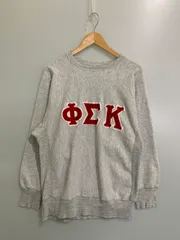 【現状渡し品】Champion チャンピオン REVERSE WEAVE SWEATSHIRT PHI SIGMA KAPPA 80'S リバースウィーブ スウェットシャツ メンズ トップス トレーナー 【146-250829-em-40-min】