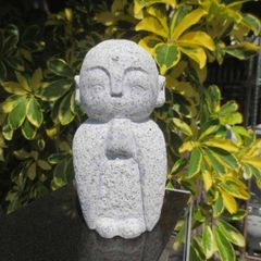 おじぞうさん おじぞうさま かわいい ちいさい 癒しのお地蔵さん 置物 地蔵菩薩 仏像 彫刻品 みかげ石 GZ38 送料無料！