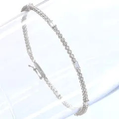 4.3グラム 10K VVS 2連テニスブレスレットMOISSANITE