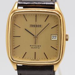 【新品電池】ティソ スタイリスト E243 腕時計 ゴールド 稼働品 稼働/新品電池】TISSOTティソ STYLIST ユニセックス腕時計クォーツ