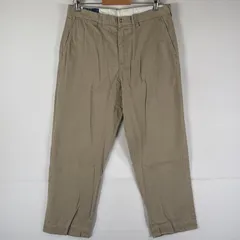 古着 ポロバイラルフローレン Polo by Ralph Lauren チノパンツ 長ズボン ワンポイントロゴ刺繍 ボトムス w34 L30  ベージュ系 メンズ