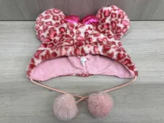 Disney ファンキャップ　サイズ58cm ミニー　レオパード柄　ピンク　TOKYO Disney RESORT