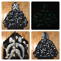 未使用 APE ZOZO 限定 パンダパーカー シャークパーカー パーカー L