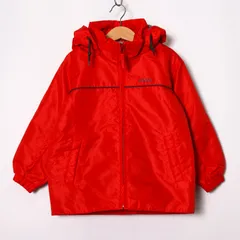 イグニオ ナイロンジャケット 中綿入り アウター ジャンパー キッズ 男の子用 110サイズ レッド IGNIO 【中古】のサムネイル