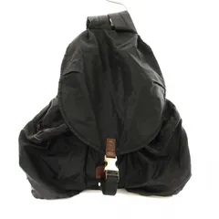 アーペーセー A.P.C. RL0006 リュックサック バックパック フラップ ナイロン 黒 ブラック /KU ●Dのサムネイル