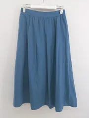 ◇ ru アールユー 膝下丈 ギャザー スカート サイズS コバルトブルー系 レディース P  【中古】 【1208290006453】