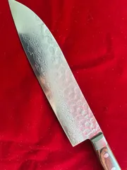京都貞次作「本鍛錬青一鋼　刺身包丁」（刃長２２５ｍｍ、全長３７０ｍｍ、１５０ｇ） 京都貞次作「本鍛錬青一鋼刺身包丁」（刃長225mm、全長