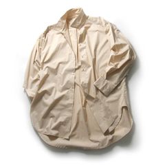 【新品】 WRIGHT+DOYLE / ライトアンドドイル　シャツ イギリス製 オーバーサイズ ロングシャツ 長袖シャツ ベージュ ユニセックス WRIGHT&DOYLE ライト&ドイル ガーデニング ガーデナー