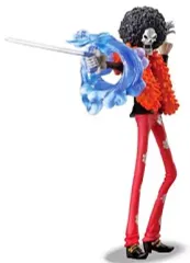 【中古】食玩 トレーディングフィギュア ブルック(魂の喪剣) 「ワンピース ATTACK MOTIONS ～10万VS.10～」 