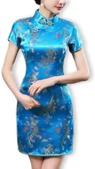 Slow Ride（スロウライド） レディース ガール ガールズ チャイナドレス( ブルー,  3L)