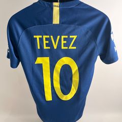 テベス　TEVEZ 32番 サイン入り Nike ユニフォーム　07/08 Football shirt soccer FC Manchester United Home 2007-2009