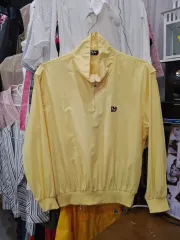 FILA(フィラ) ゴルフ イェロー ウィンドブレーカー ハーフジップアップ