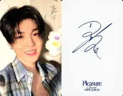 【中古】コレクションカード(男性) TREASURE/ドヨン(DOYOUNG)/裏面印刷サイン入り/CD「PLEASURE」ECサイト限定(BLUE VER.)10種セット先着特典セルフィーフォトカード