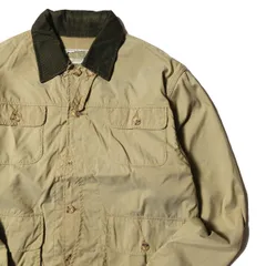 90's LLビーン ナイロン フィッシング ハンティング ジャケット (L位) タン ハーフムーン 90年代 旧タグ オールド アウトドア L.L.Bean アメリカ古着 USED ビンテージ ヴィンテージ