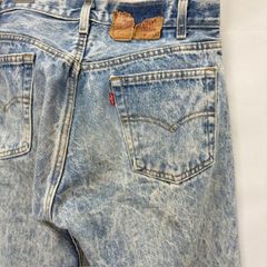 Levi's 501 Chemical Wash Denim Jeans, Made in USA, W29L32, Stained/Dirted, 07060805 01